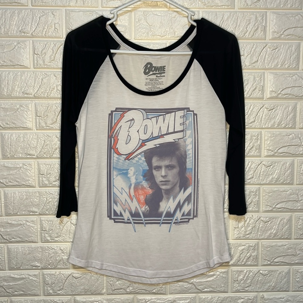 NWOT Bowie 3/4 Sleeve Baseball Shirt Sz M